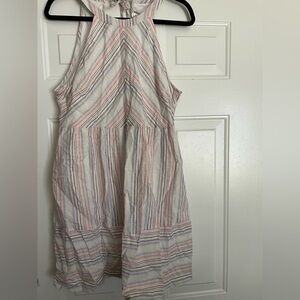 Andree Striped Halter Dress